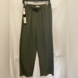 Babaton by Aritzia Olive Green Wide Leg Pants